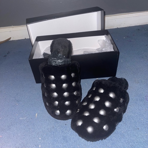 Fur studded mules - Picture 7 of 10